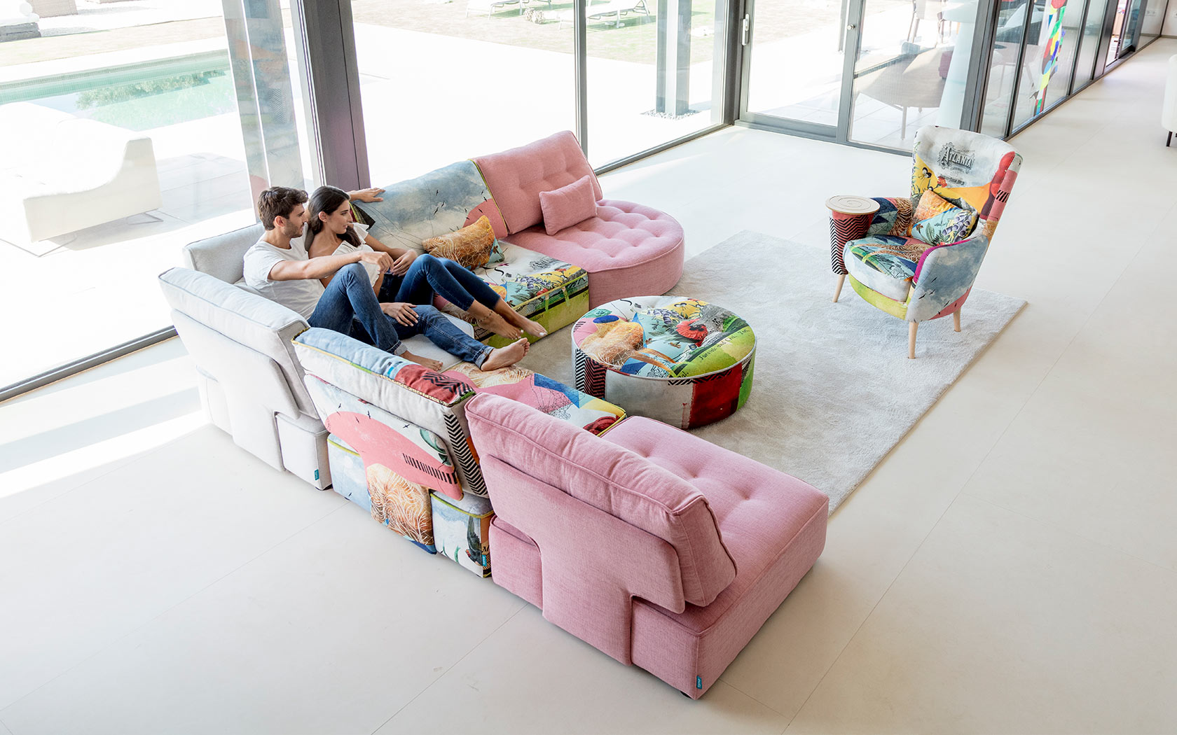 Fama Composition Canapé Modulable Arianne Love