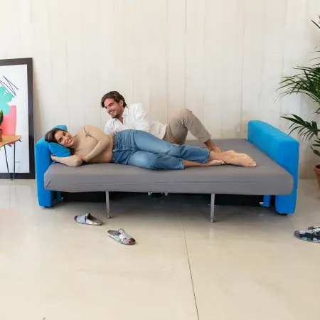 Unconventional sofa-bed
