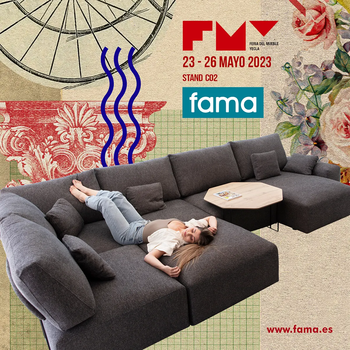 Fama auf der 61. Ausgabe der Möbelmesse von Yecla