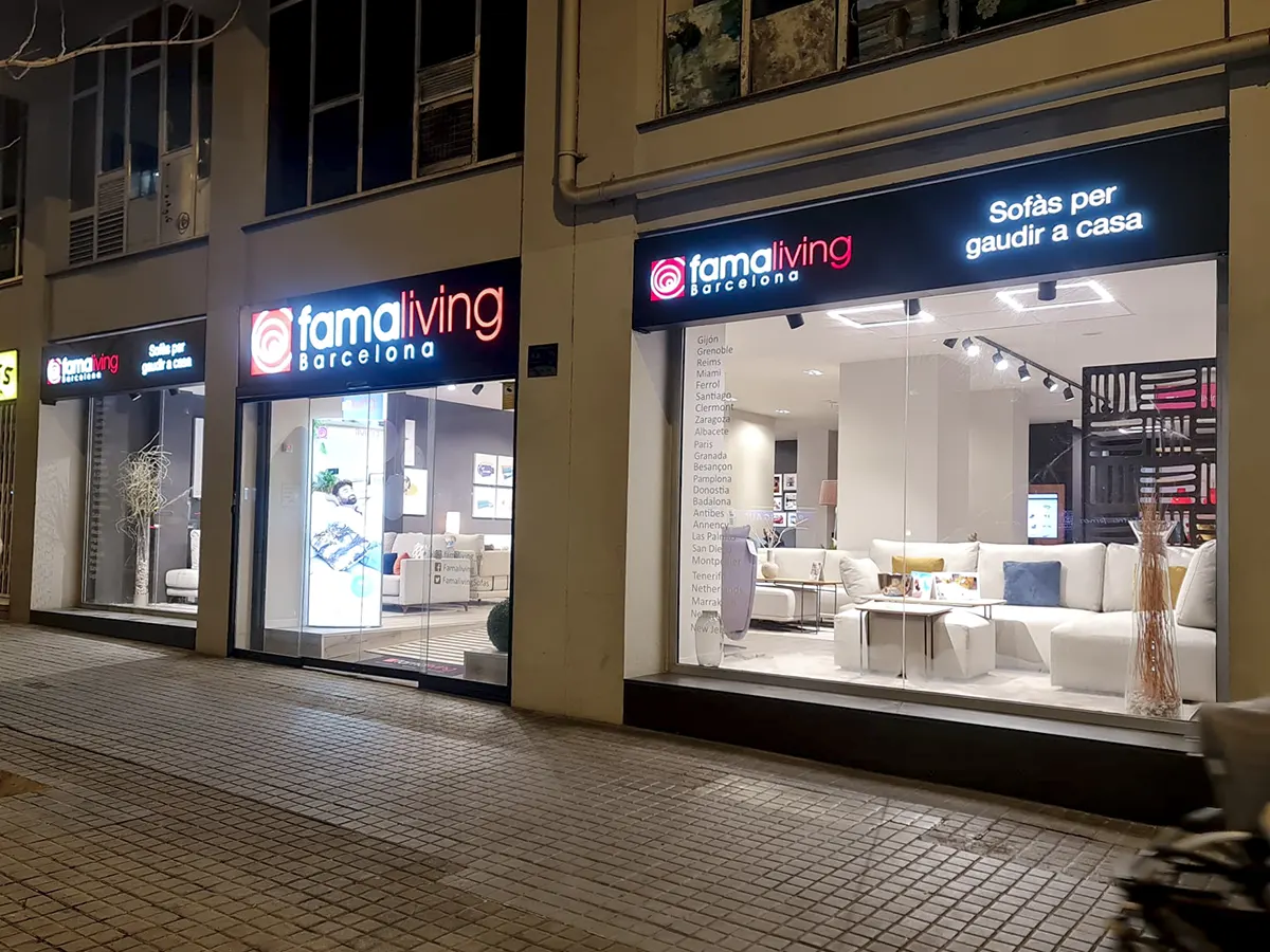 New Famaliving store in Barcelona.