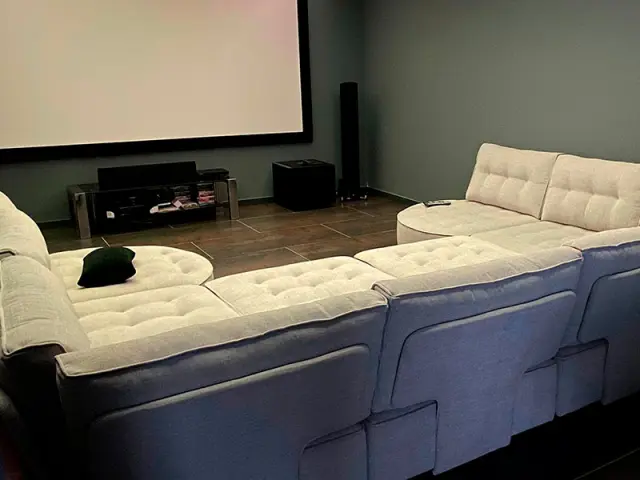 Sofa, Film und Decke