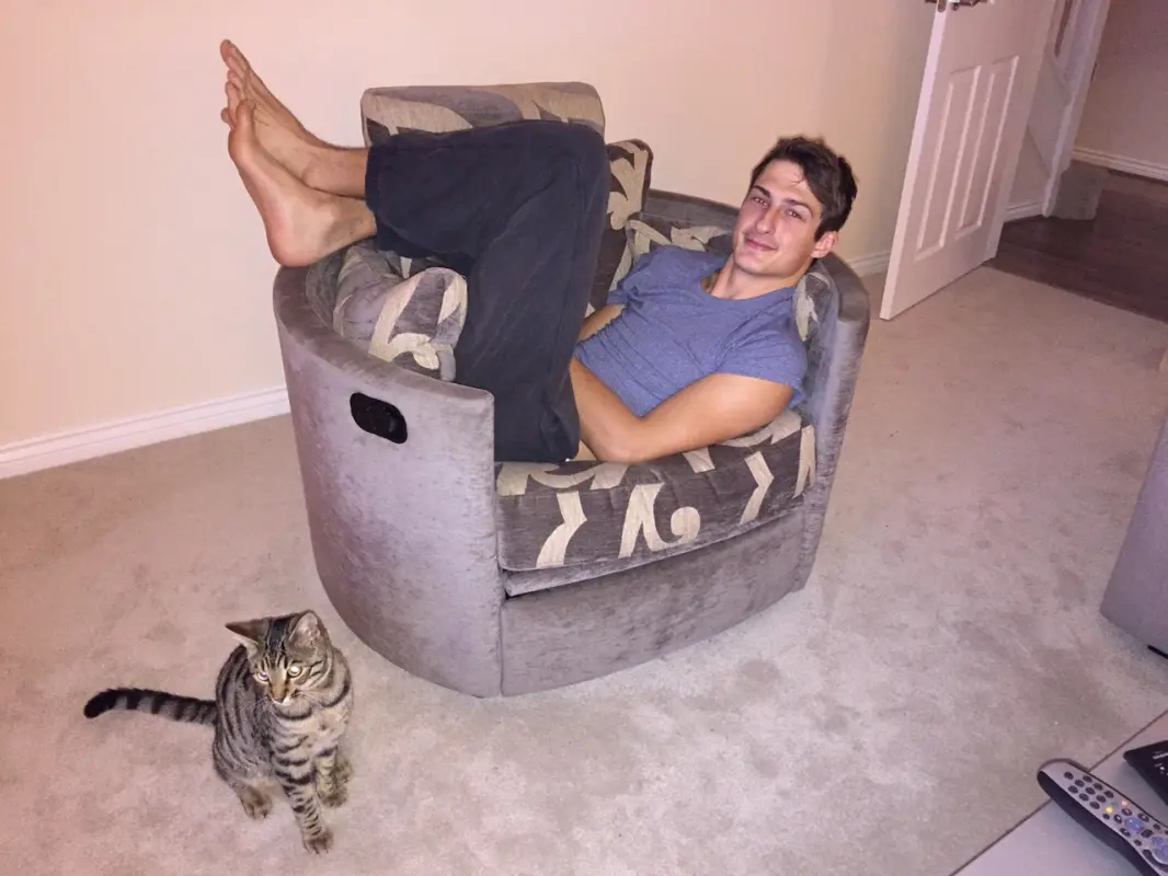 Jake and His Fama Chair