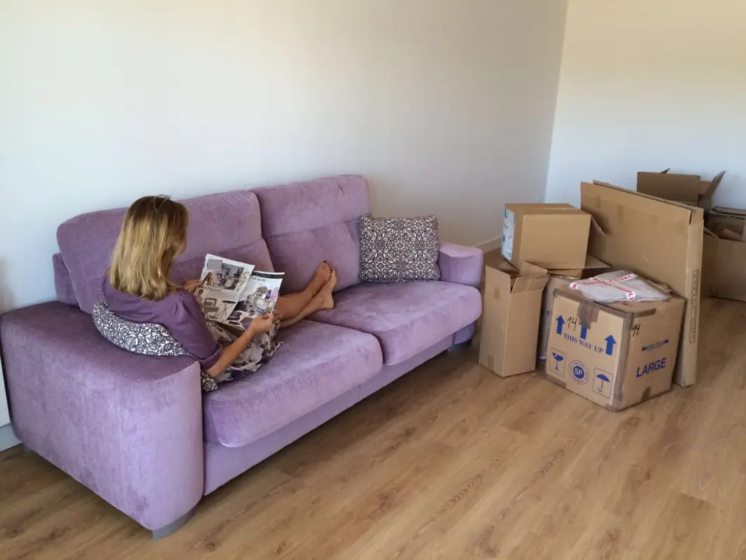 Mi sofa Fama....prioridad en mi nuevo hogar!