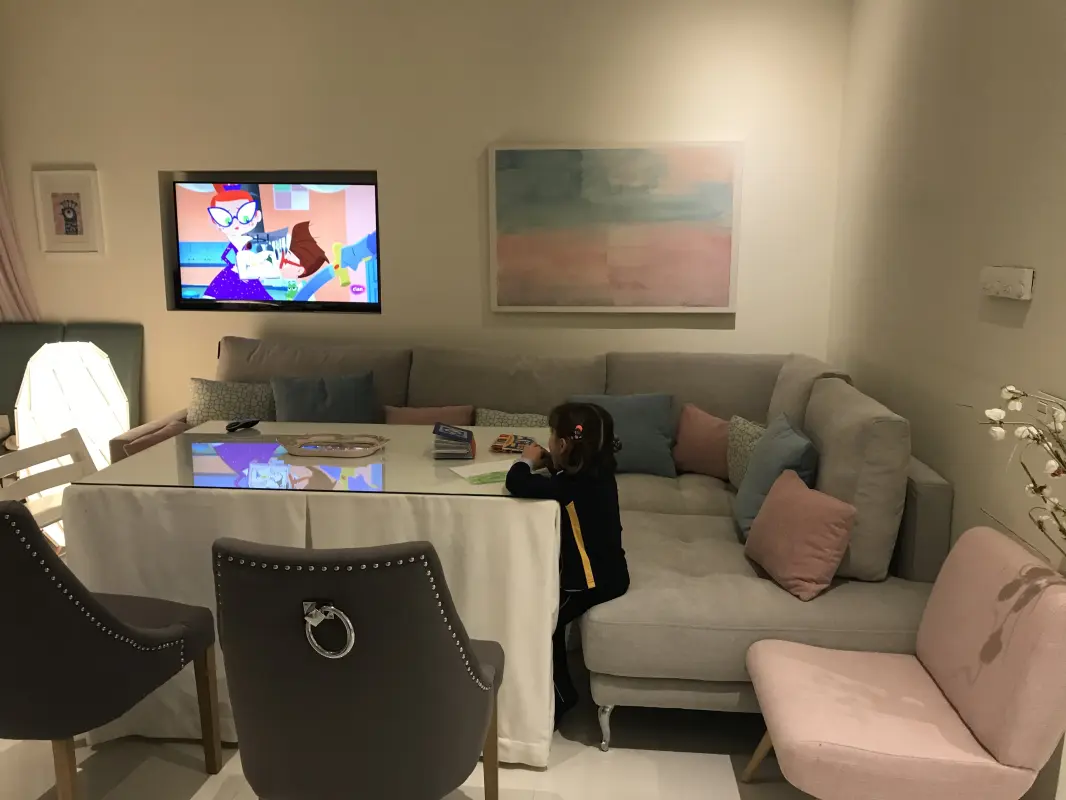 Sofa cojines rosa