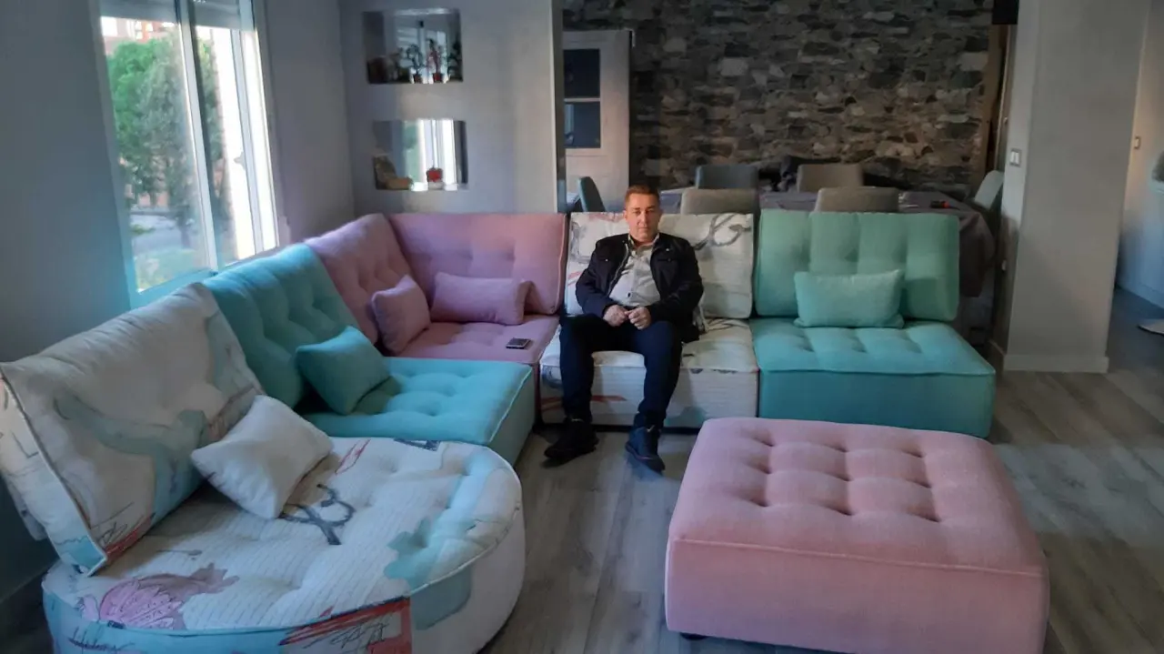 Descansando viendo peli