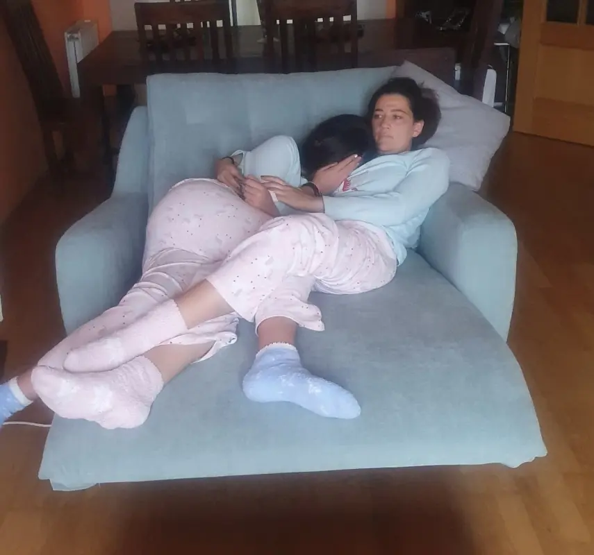 Disfrutando en familia