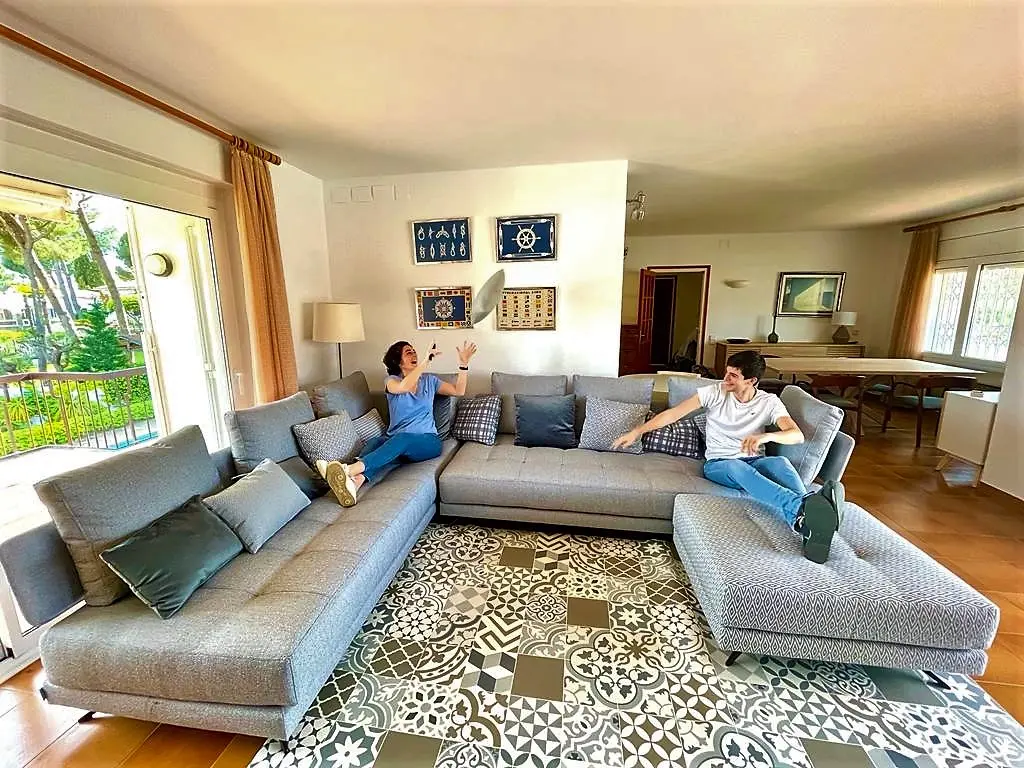 Disfrutando como niños!