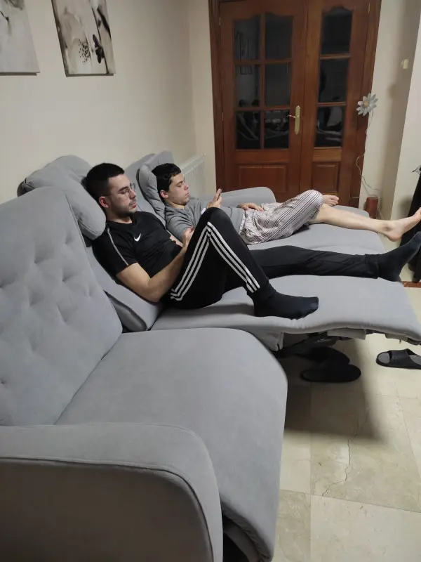 Esperando el comienzo del partido