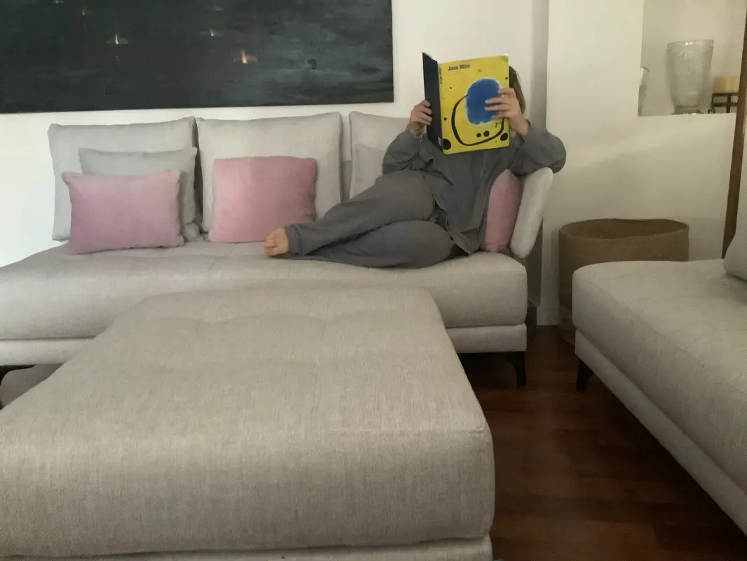 Descansando con arte