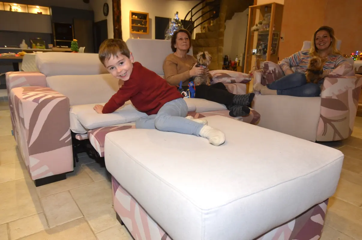 Canapé en famille