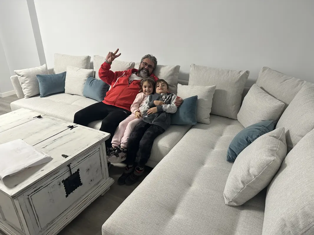 Mis nietos y Juan