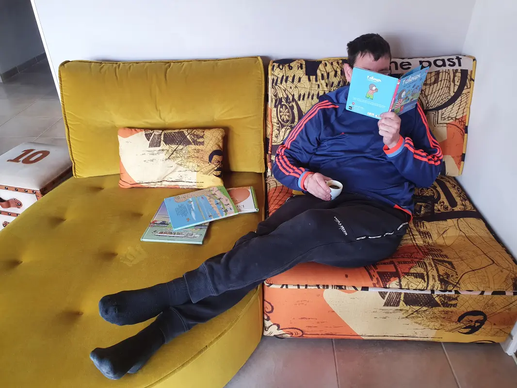 en pleine lecture