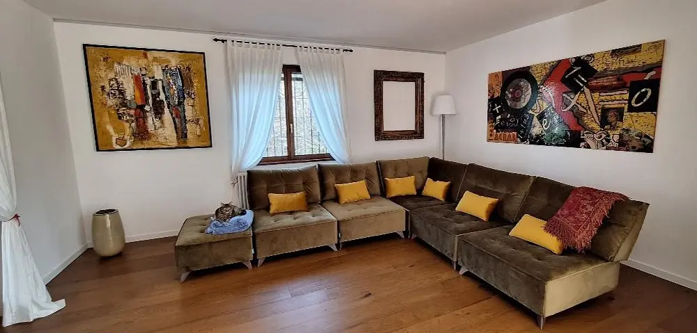Tina on the couch