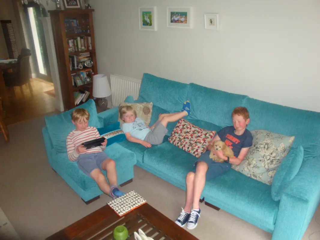 Green couch from green Ireland!