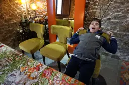 Sueño eterno en una nube de color lima