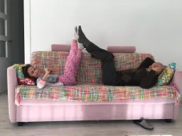 La nieta y el abuelo