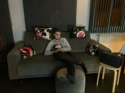 Descansando cómodamente!! Muy muy cómodo!!!