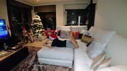 DISFRUTANDO DEL SOFÁ