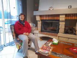 moment de repos devant la cheminée