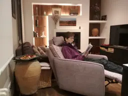 Lectura en mi sillón