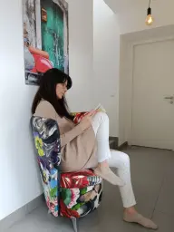 Just before going out