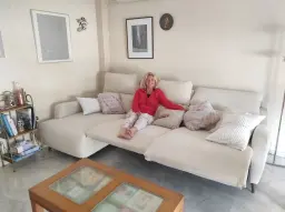 No hay nada como mi nuevo sofá.......