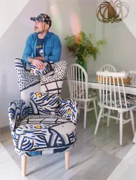 Asomado a mí "piscina"