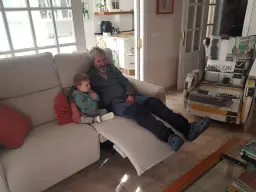 Intentando dormir la siesta