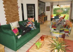 Moment de détente et de complicité .