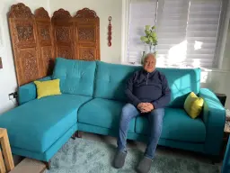 Ian enjoying FAMA at home