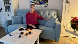 Advents-Kaffee im neuen Sofa