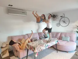 Flying baby