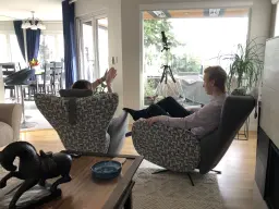 My kids enjoying the view... and each other