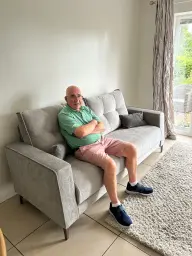 Jim on sofa