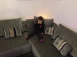 Relaxing after school