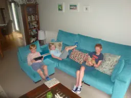 Green couch from green Ireland!