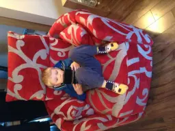 Relaxing  at granny's house