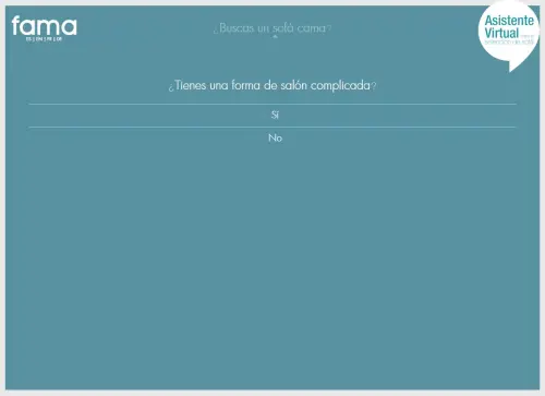 Asistente Virtual para la elección de sofá