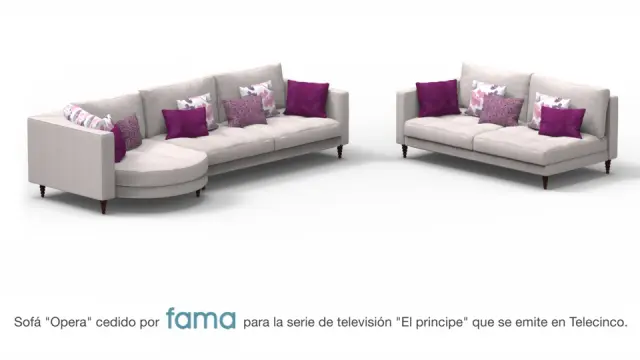 Opera sofa on TV