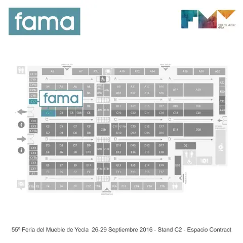 Fama stellt auf der Yecla Möbelmesse 2016 aus