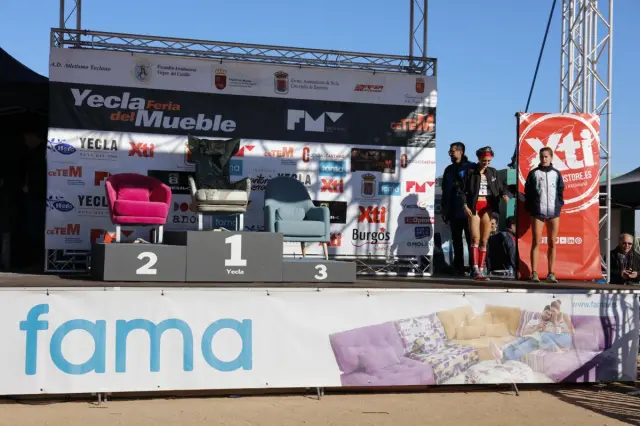 Fama fills up of comfort the podium of the Yecla Cross 2017.