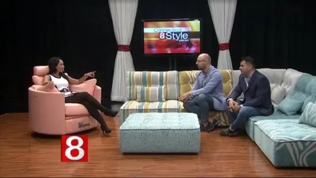 Fama Sofas on  US Television  -Connecticut Style - Channel 8
