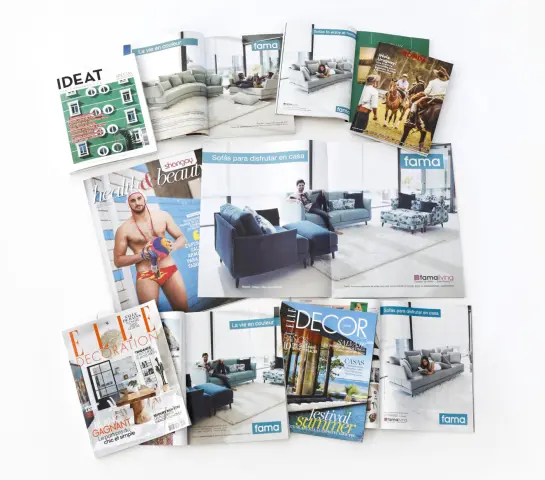 Fama continues with its advertising campaign in magazines in June.