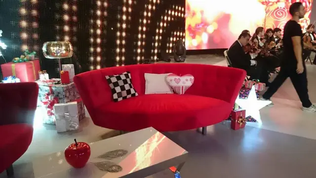 Nuestros sofás en la gala de Nochebuena
