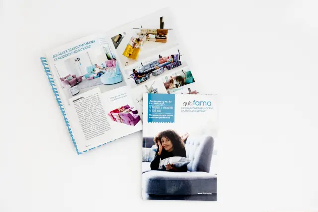 Fama presenta la “Guía para encontrar tu sofá ideal”.