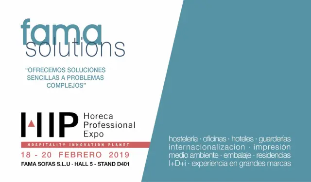 "Fama Solutions" présent au salon Professional Horeca, HIP.