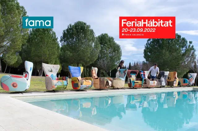 Fama présente les nouveaux tissus au Salon Hábitat de Valence 2022