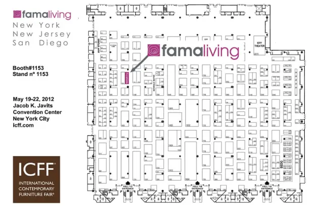 Famaliving will be present in the forthcoming ICFF exhibition