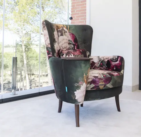 Christie high-back complementary armchair