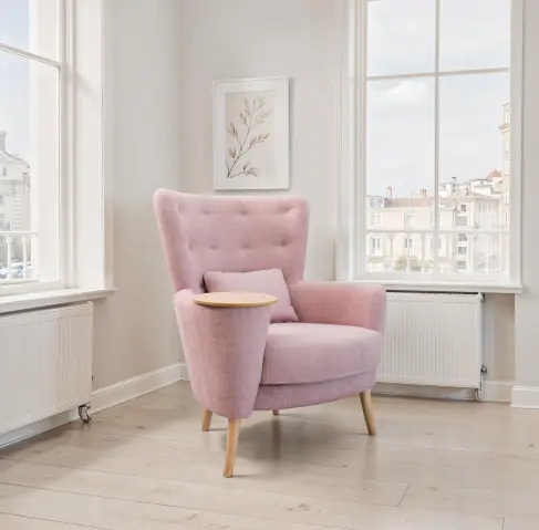 Sillon respaldo alto con reposabrazos